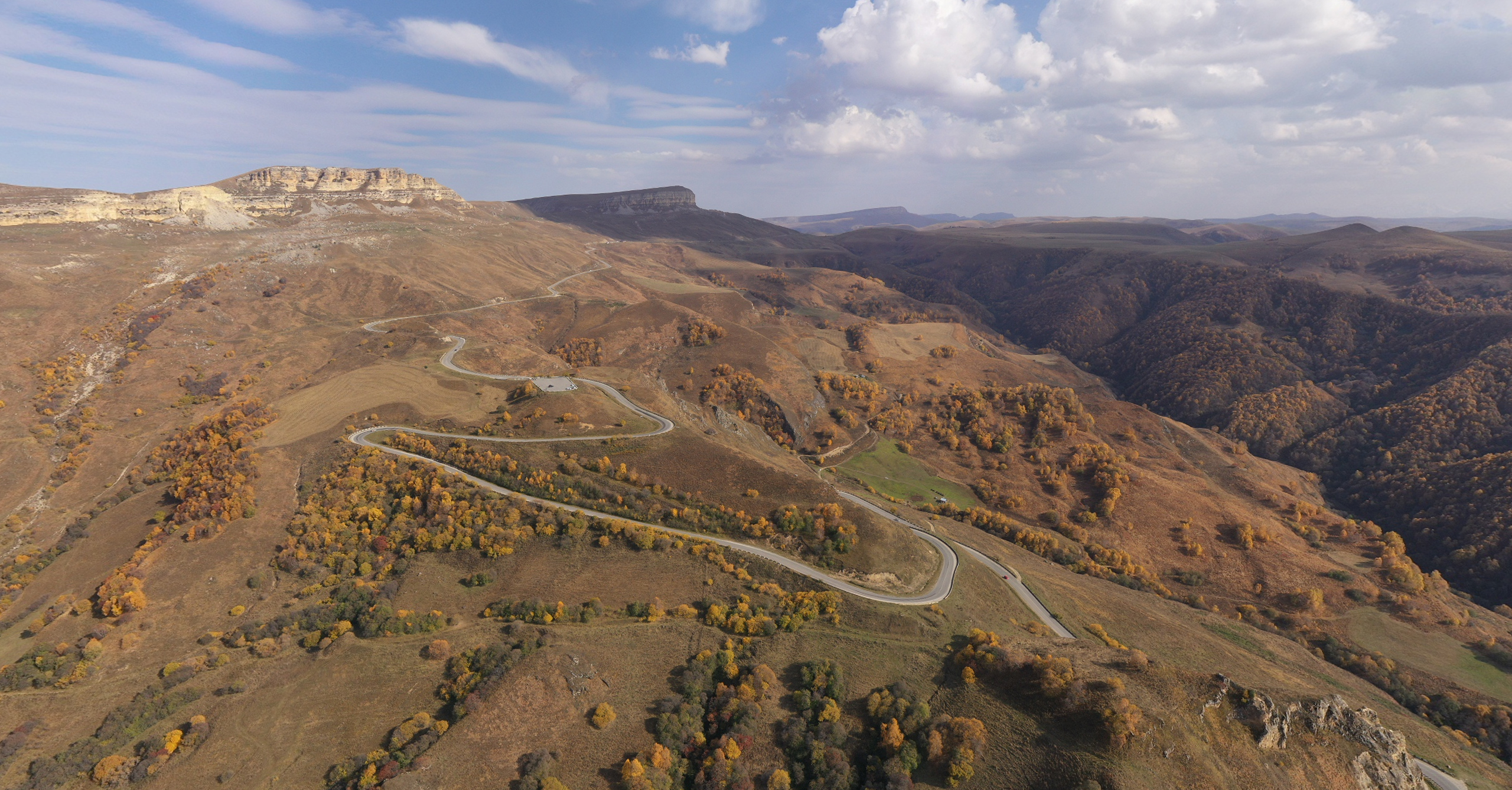 Panorama of Gumbashi Pass, Karachay-Cherkessia